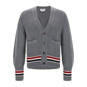 Thom Browne Men's Rwb Tape Cardigan